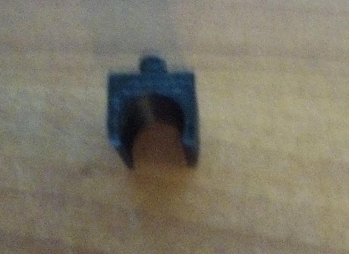 Adaptador de insercao de buraco de parafuso para poste (neste caso, fixando luzes ao poste)