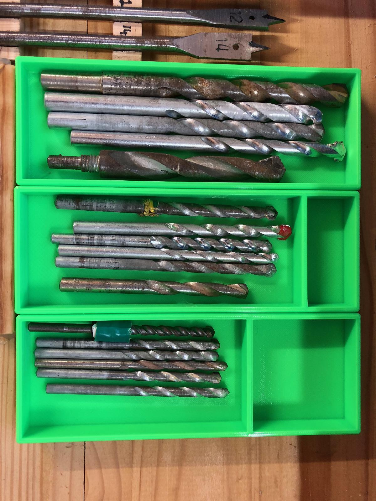 Bandejas para brocas de alvenaria
