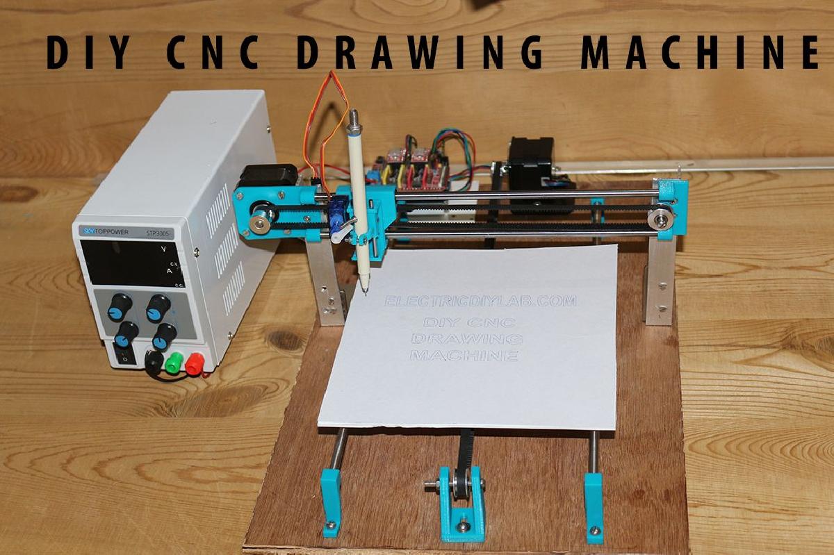 MAQUINA DE DESENHO CNC FACA VOCE MESMO | MAQUINA CNC BASEADA EM GRBL