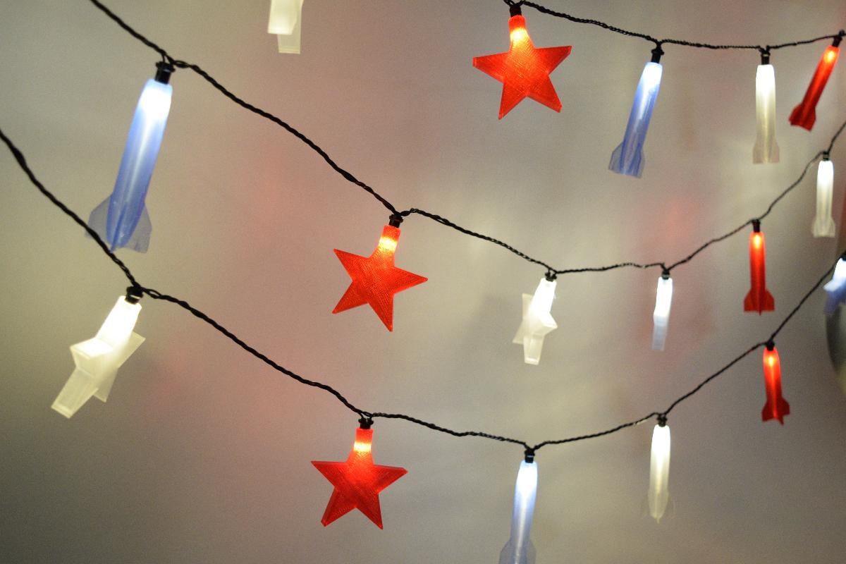 Luzes de Patio do 4 de Julho