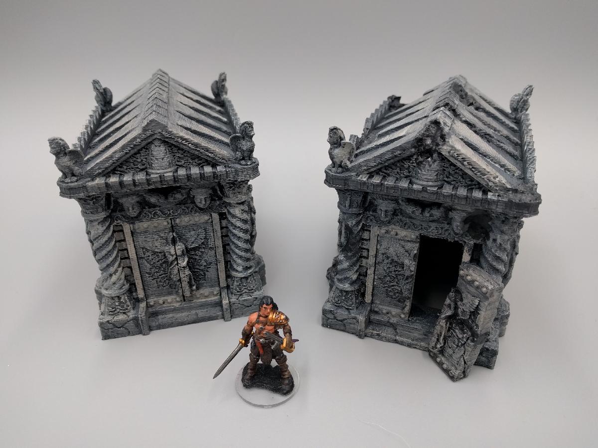 Tumulo (Arruinado e Intacto)   jogo de 28mm