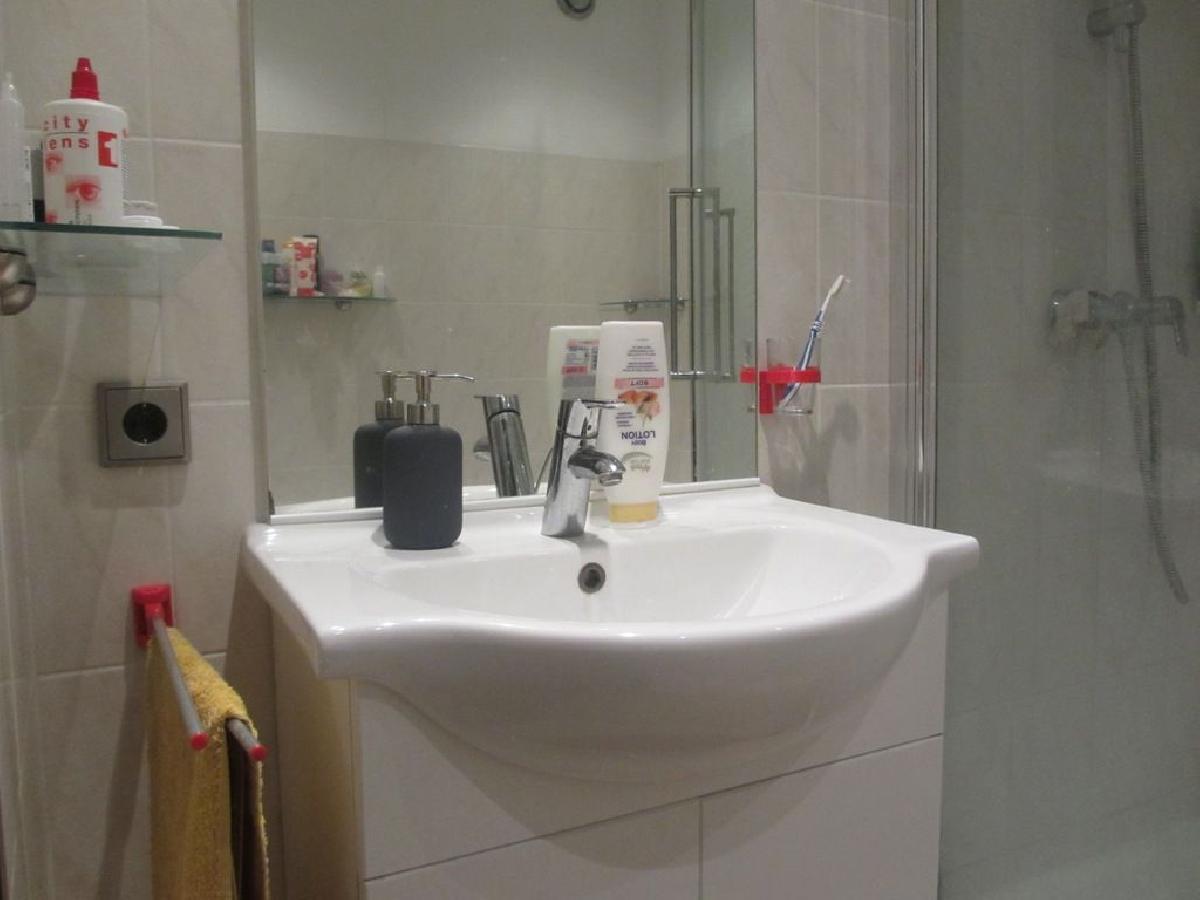 Barra de toalha dupla giratoria para o banheiro