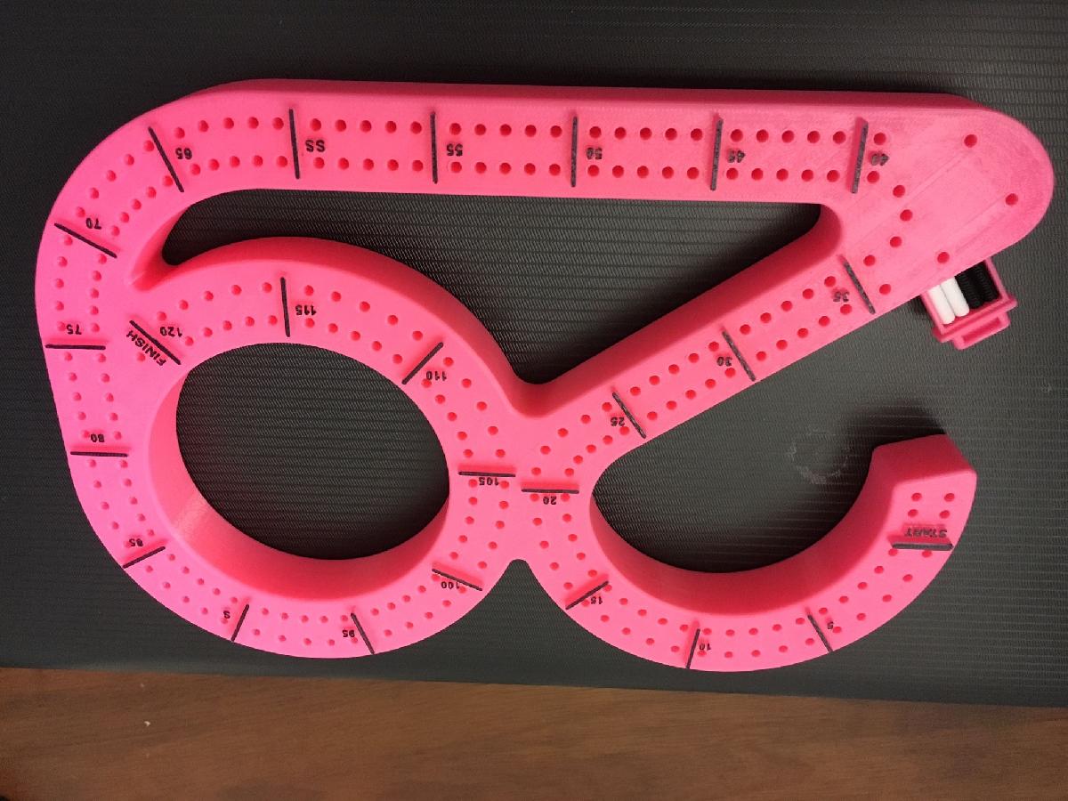 Tabuleiro de Cribbage   Flashforge Creator Pro