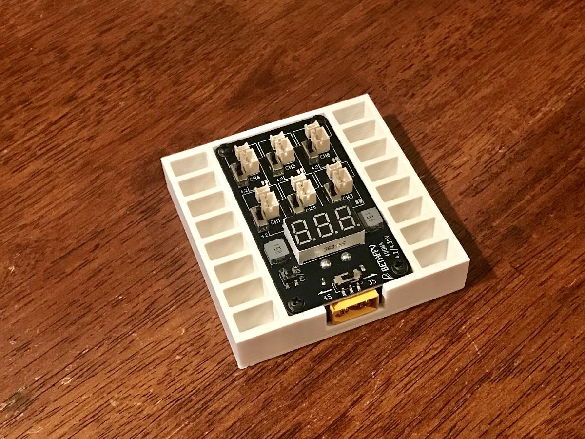 Carregador de Lipo 1S BetaFPV e Suporte para Bateria (Tiny Whoop)