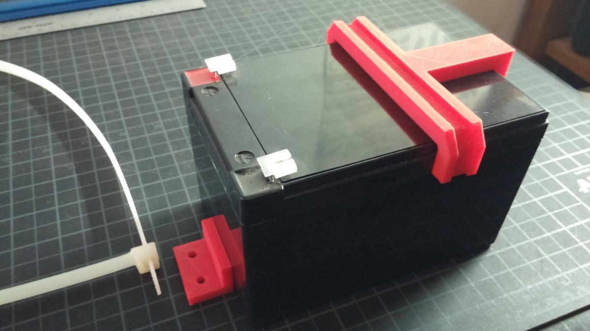 Suporte de Bateria para 12v   12AH sla