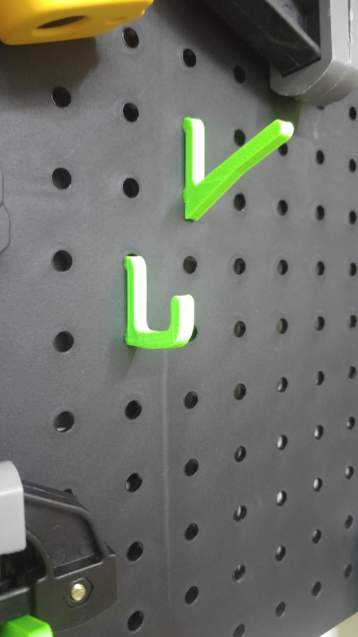 Ganchos para painel perfurado