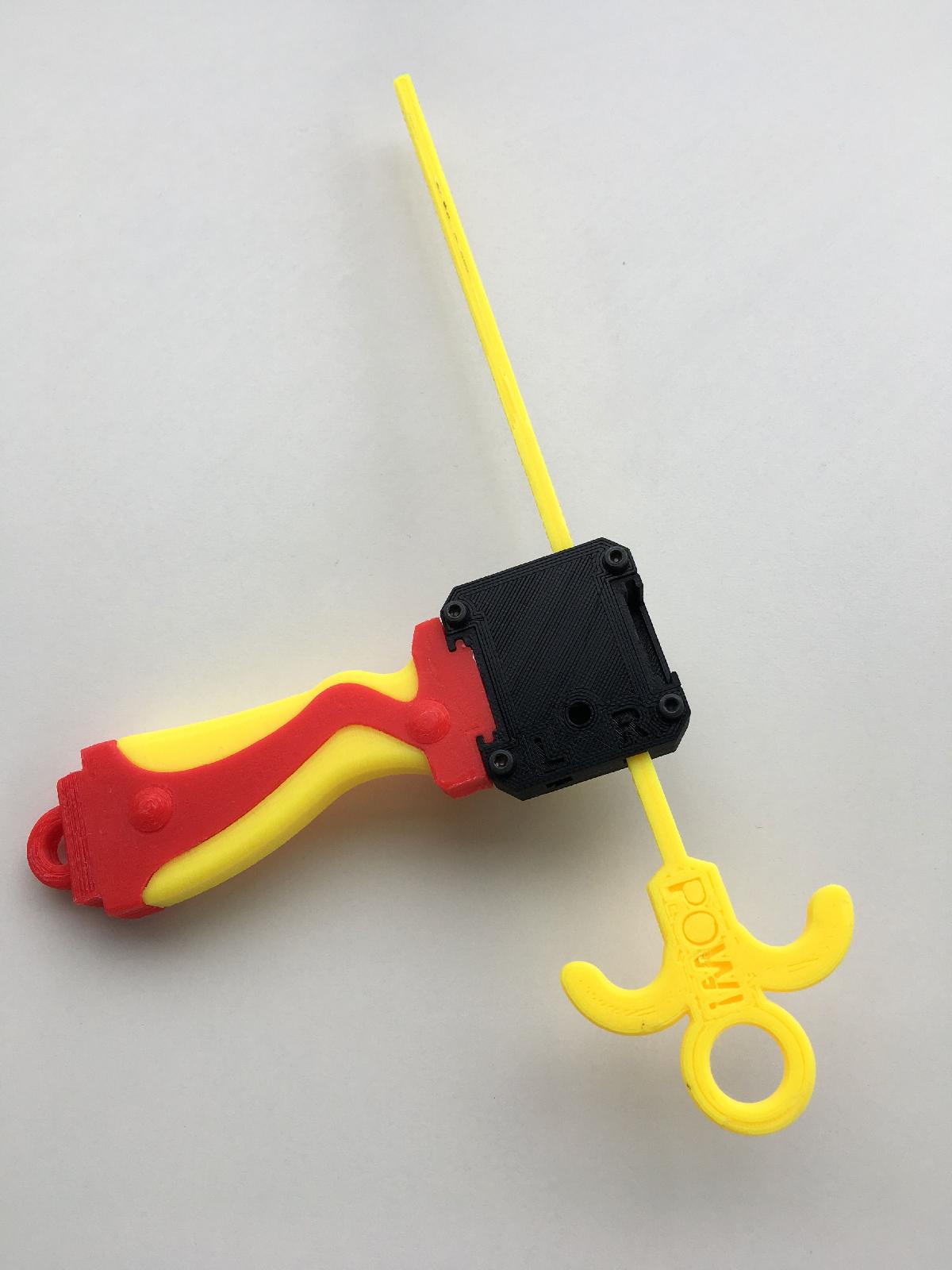Beyblade Dual launcher Giro esquerdo e direito.
