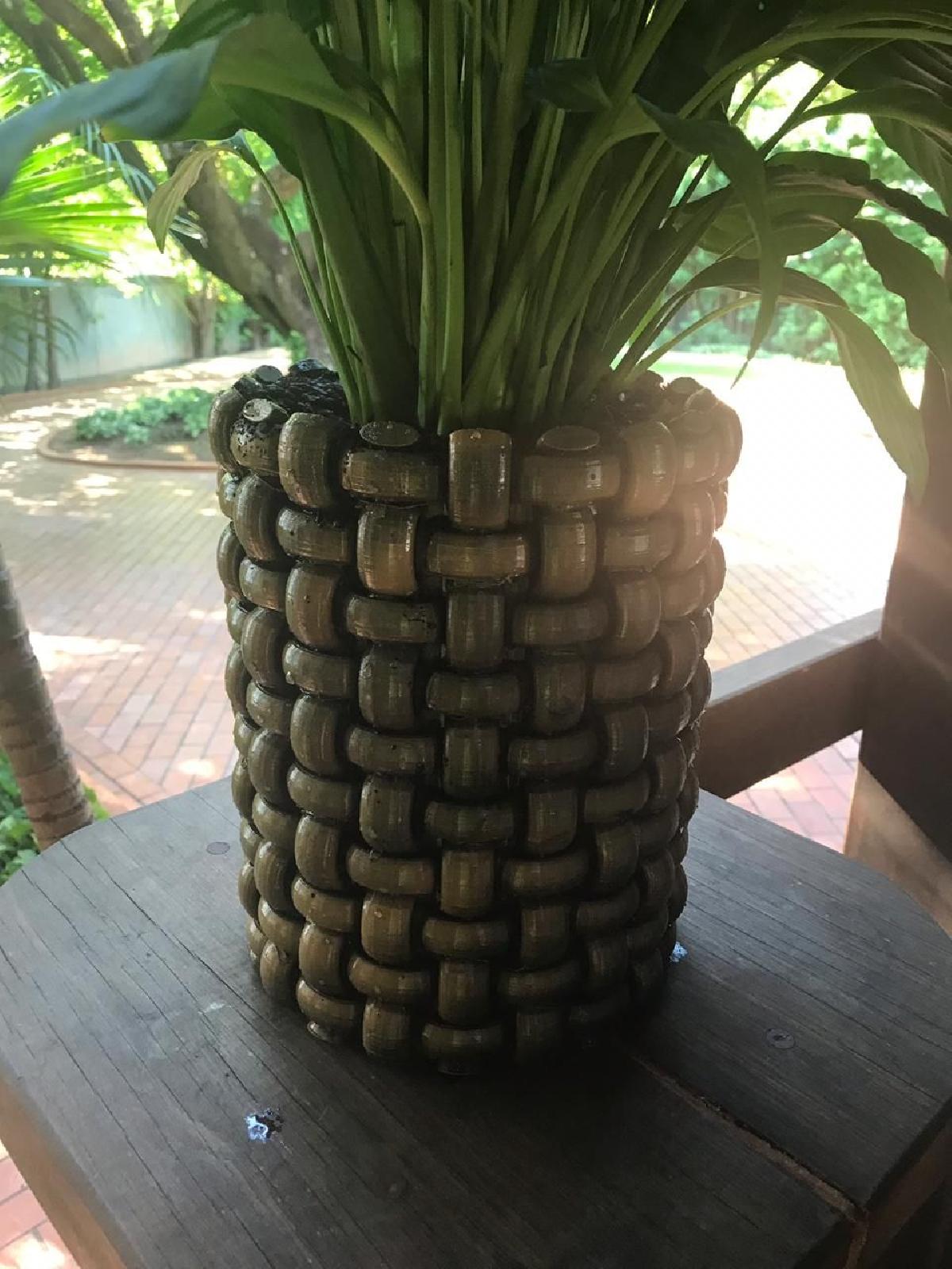 Vaso de vime
