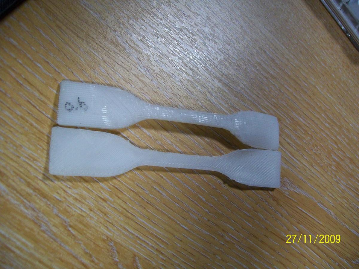 Teste de tensao de tracao (ASTMD IV)