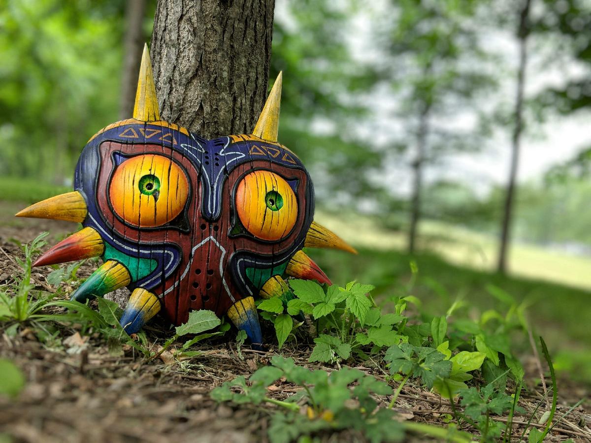 Suporte de parede para Majoras Mask (tamanho real)