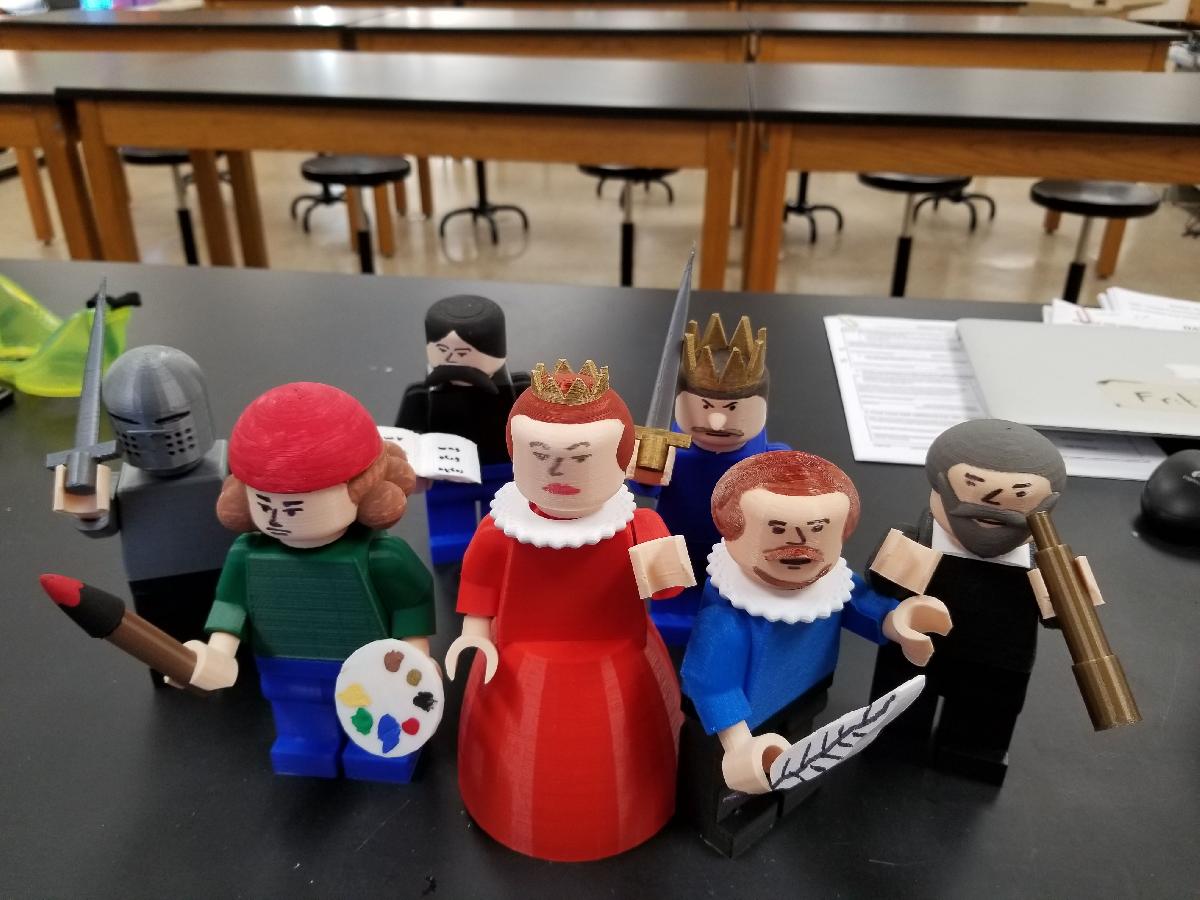 Projeto de Figuras Gigantes de Lego da Renascenca 2017