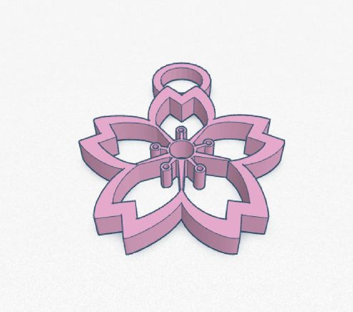 encanto de flor de cerejeira