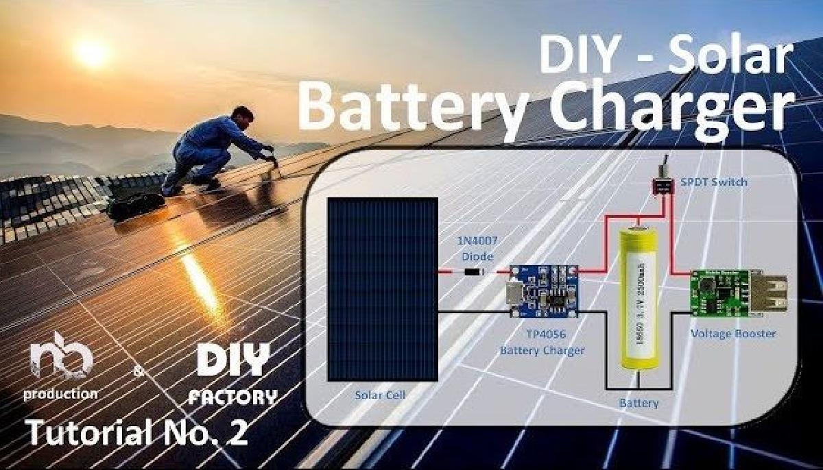 CARREGADOR DE BATERIA SOLAR FACA VOCE MESMO