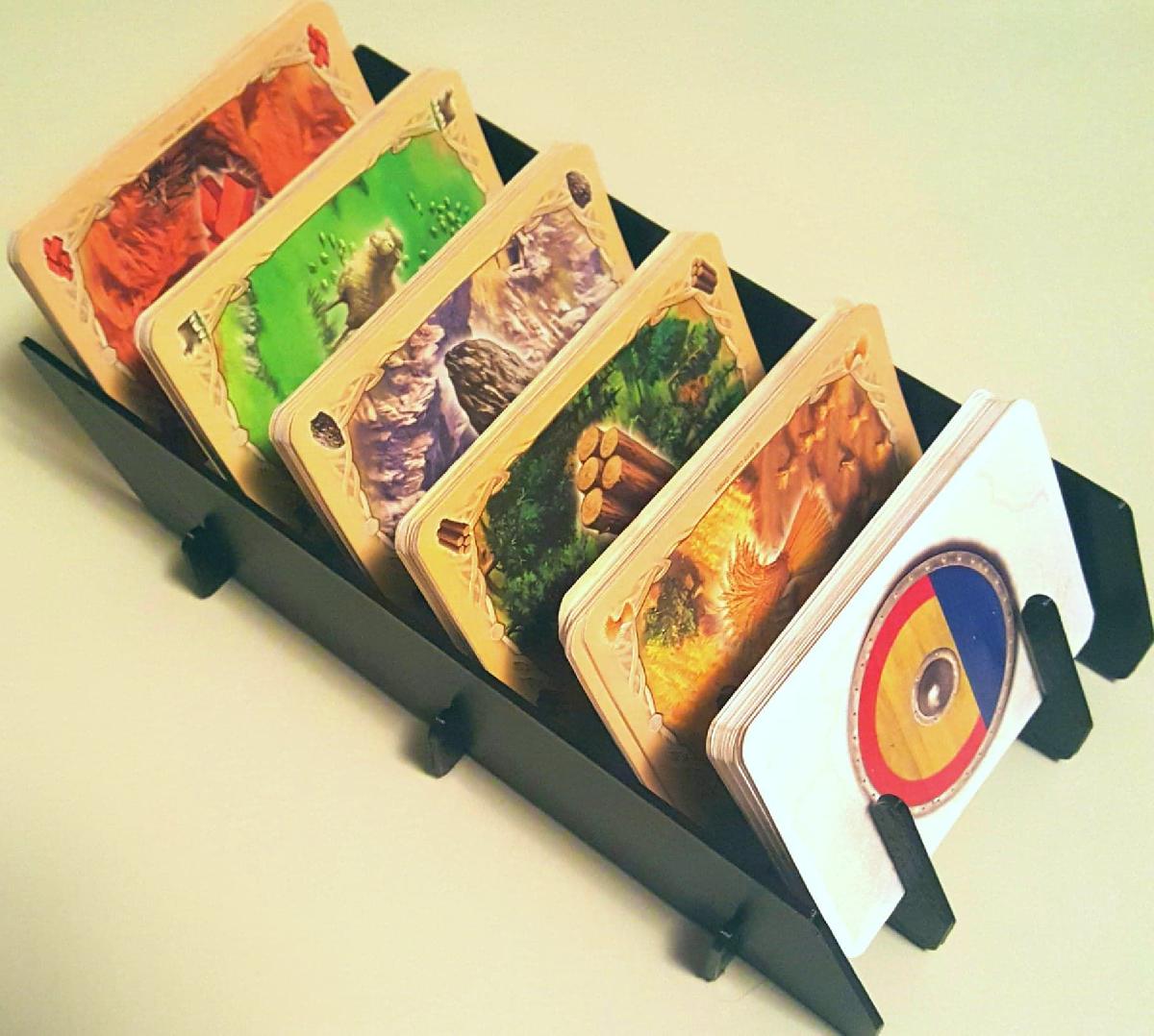 Suporte de cartas Catan dobravel desmontavel
