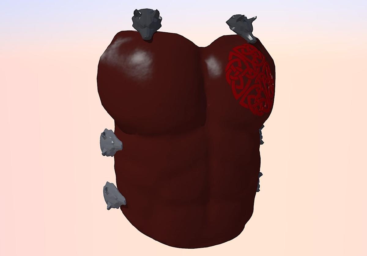 Cuirass Lobo Celtico