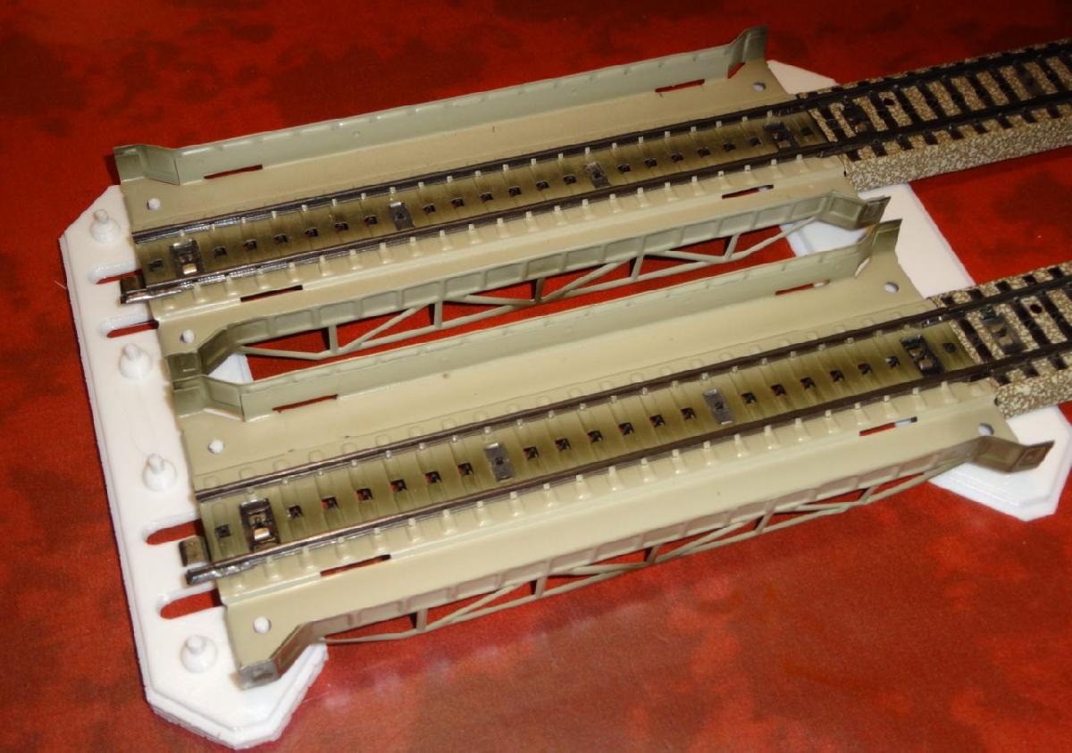 Pilares para Märklin de lata   pontes   versao dupla
