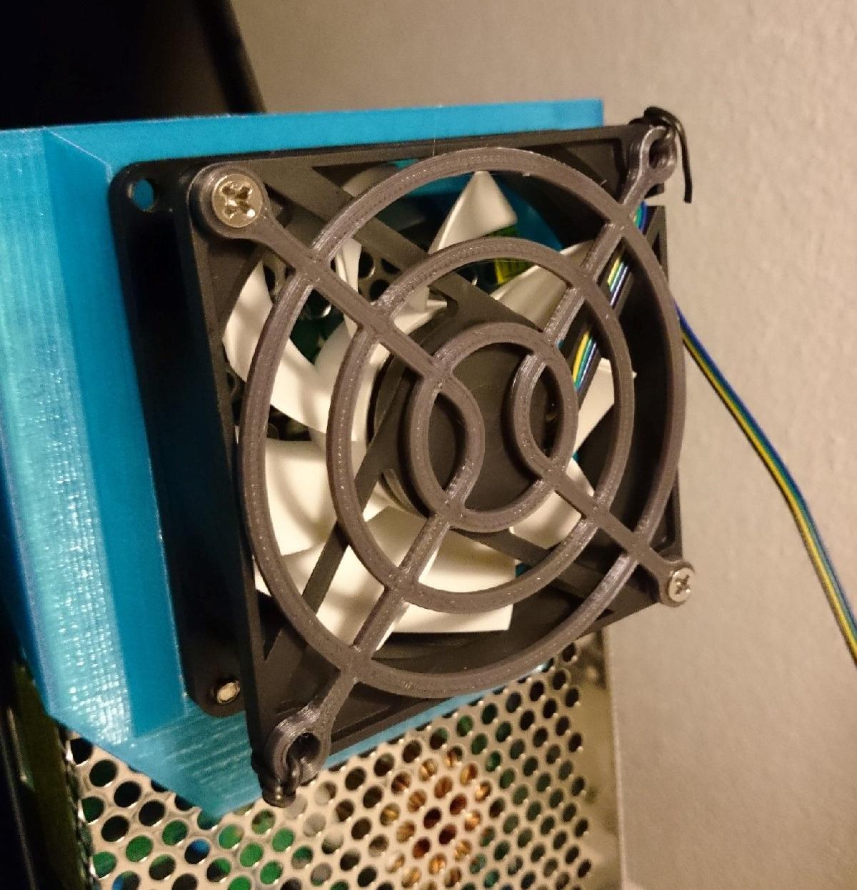 Grade de ventilador simples (80, 92, 120, 140 mm)