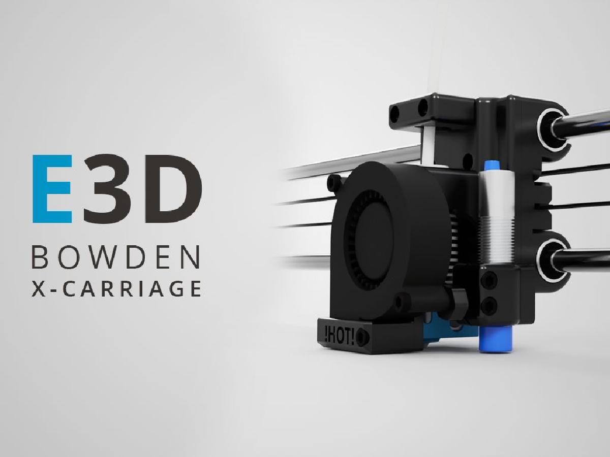 Bowden X Carriage Mount para E3D V6