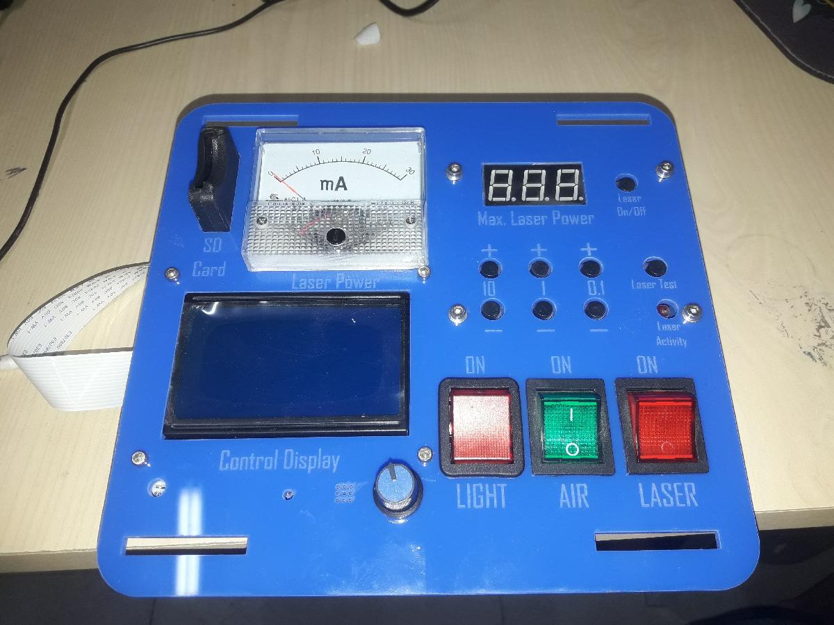 Painel de controle personalizado K40 Laser