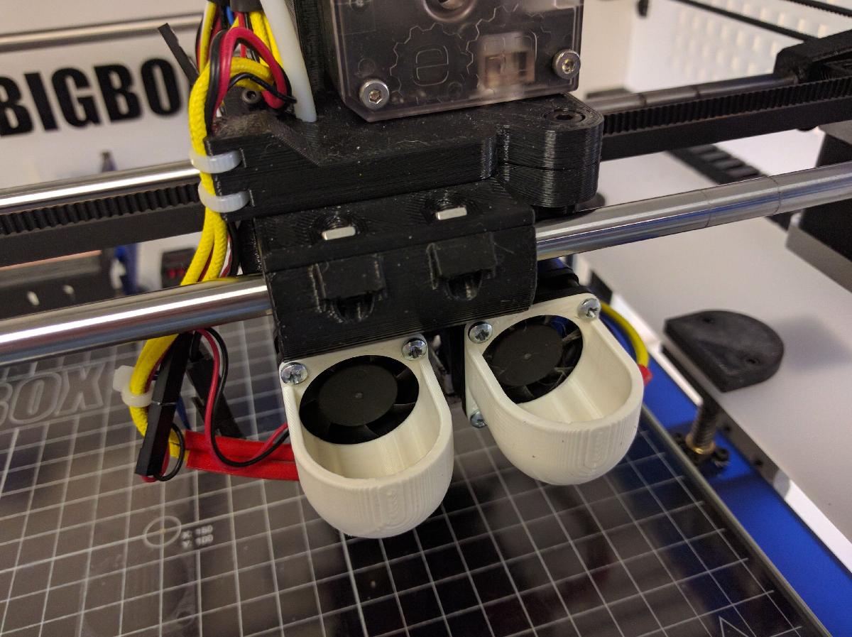 Suporte de Ventilador para Dissipador de Calor E3D V6 para Impressao em Alta Temperatura.