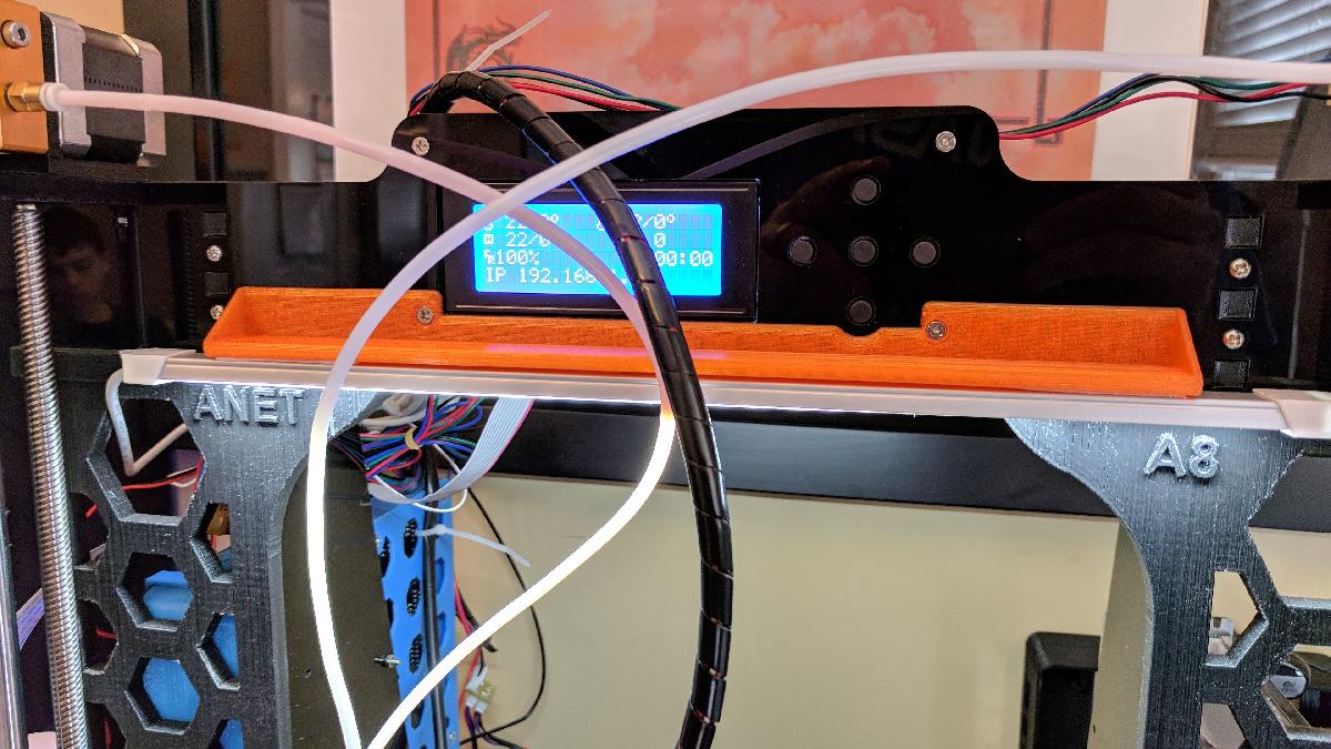 Suporte para Luz LED da Barra Guia Anet A8