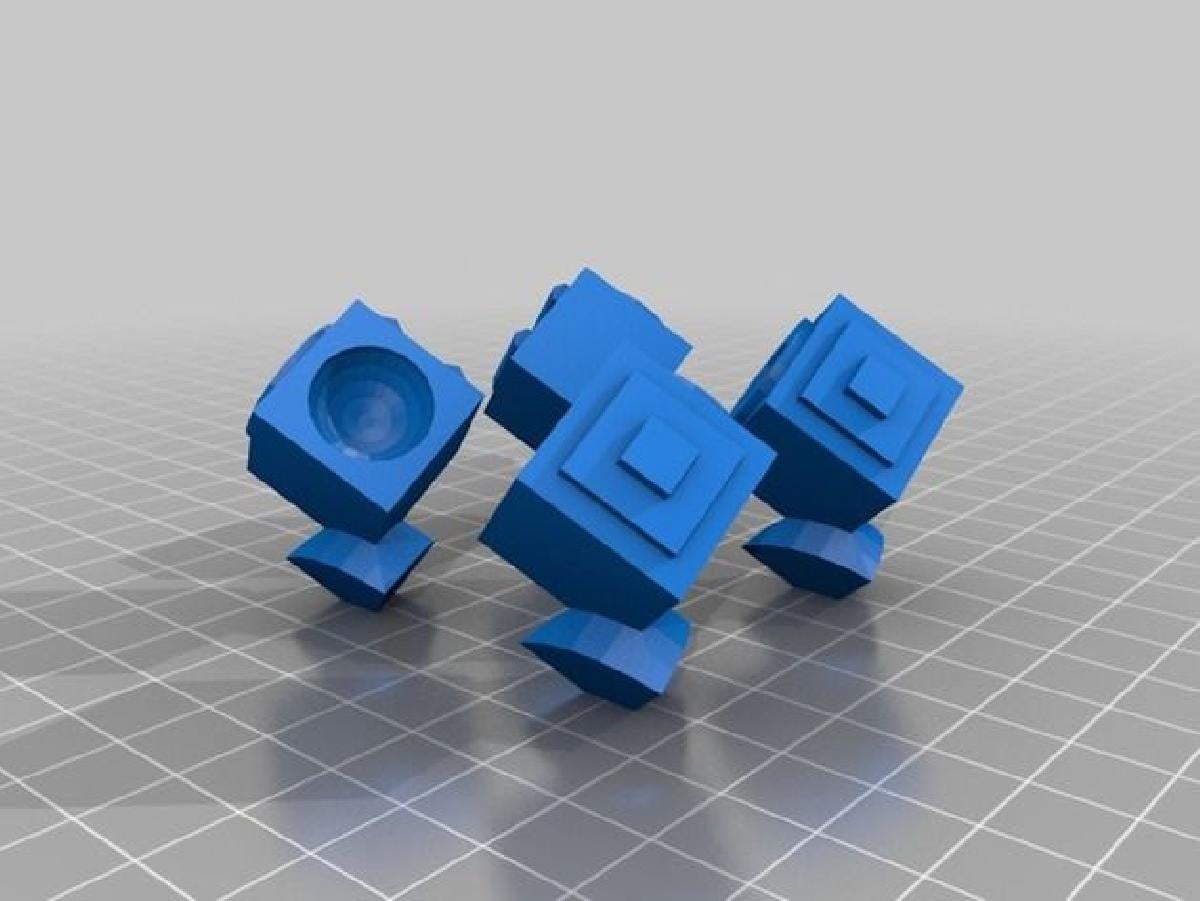 Cubo de Rubik para deficientes visuais (usando o nucleo original do Rubik)