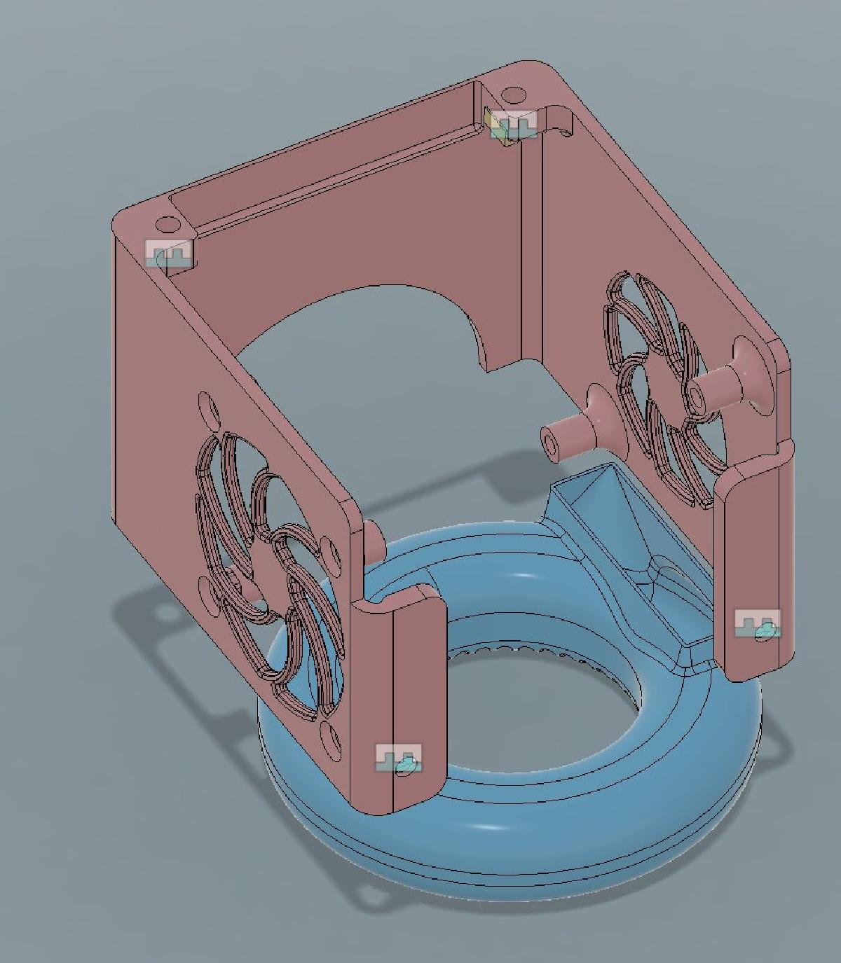 Capa do ventilador Anycubic I3 Mega