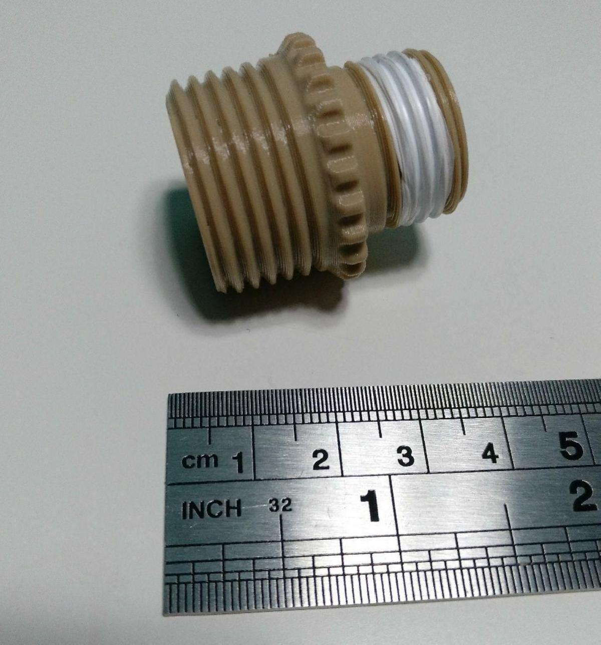 Reducao Macho de Niplo 1/2 14(BSP) para 3/4 11,5(GHT)