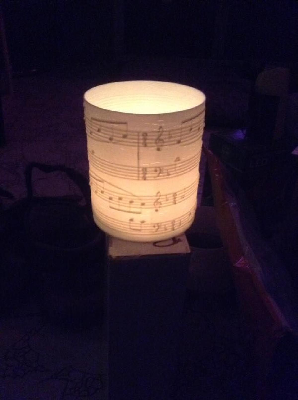 Lanterna de vela tea light Sons do silencio