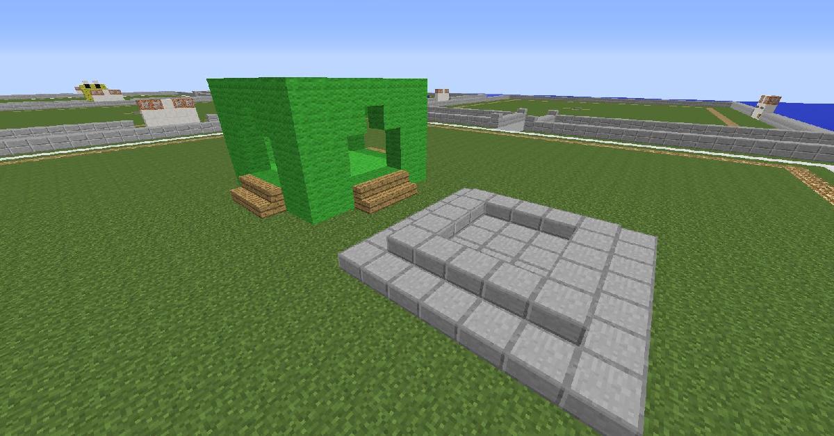 Pequena construcao com telhado Printcraft