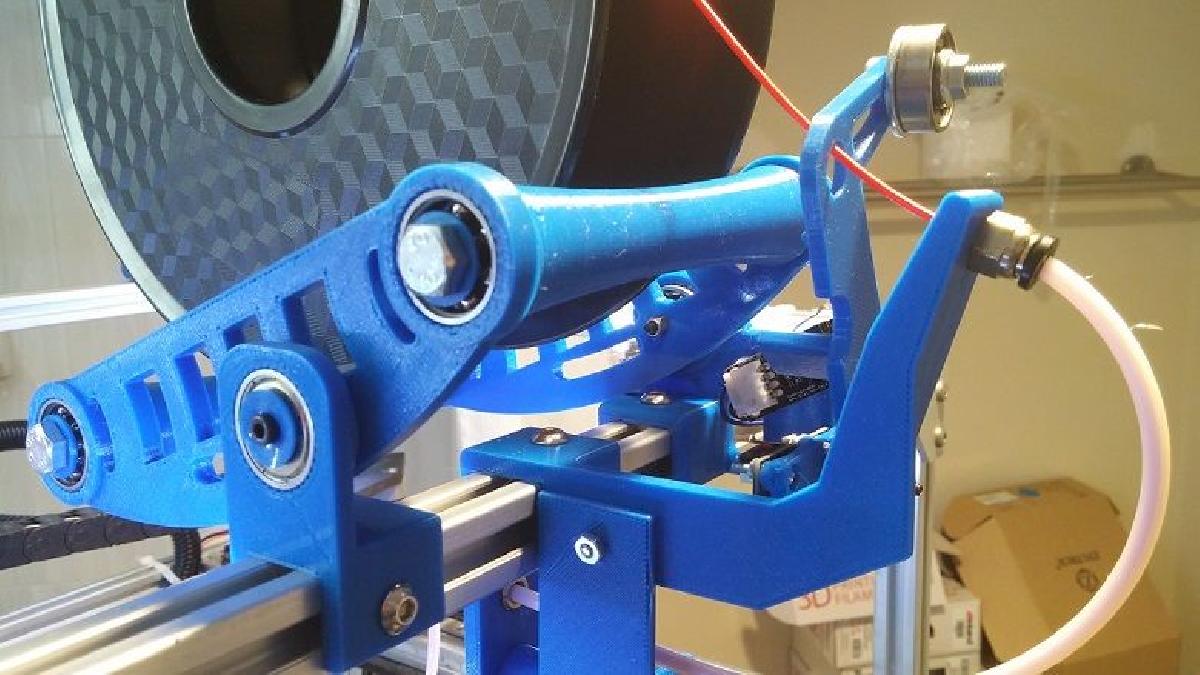 Sensor de falta de filamento ainda mais confiavel e suporte para carretel