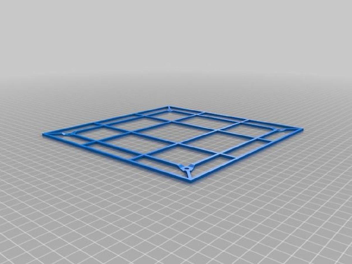 Suporte de isolamento da cama de impressao Ender 3 (revisao 2)