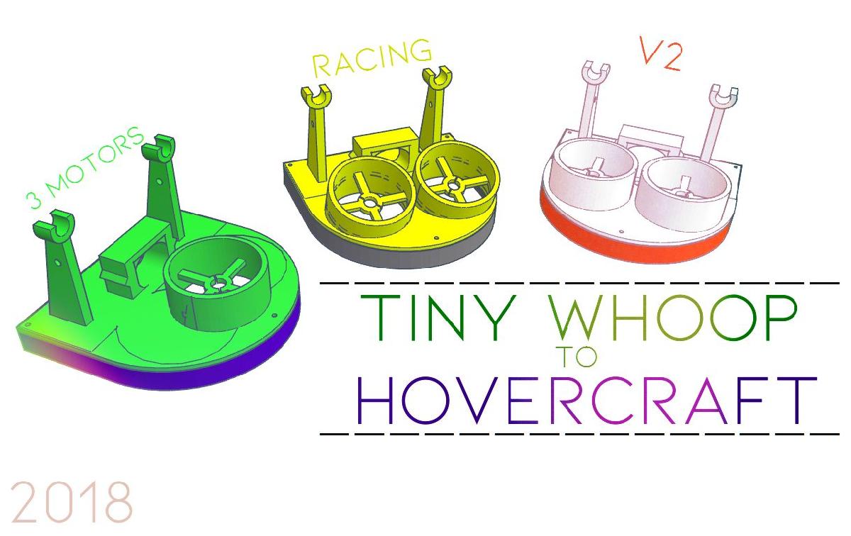 Tiny Whoop Hovercraft + Edicao de Corrida V2