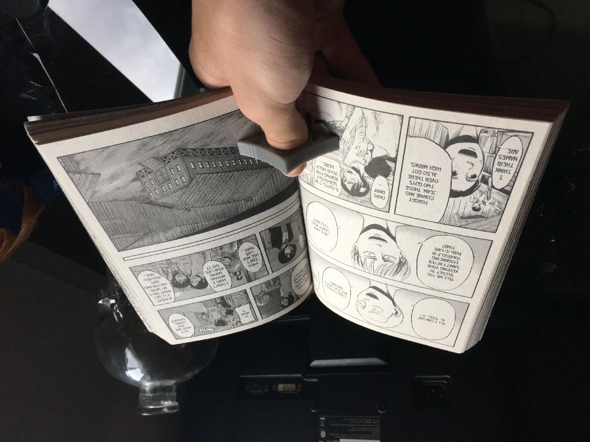 Suporte de Livro Ultralight com Uma Mao V2