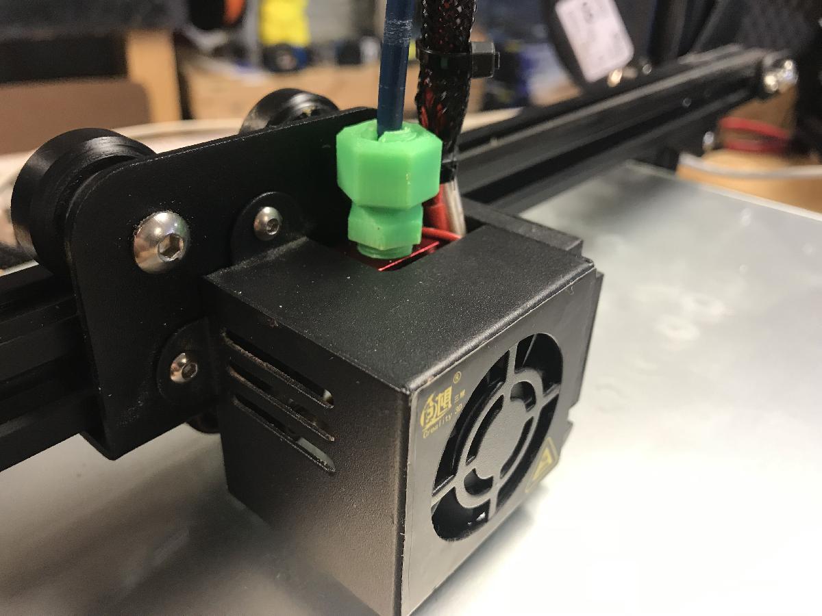 Reparo de acoplamento PTFE do HotEnd Ender 3, CR 10