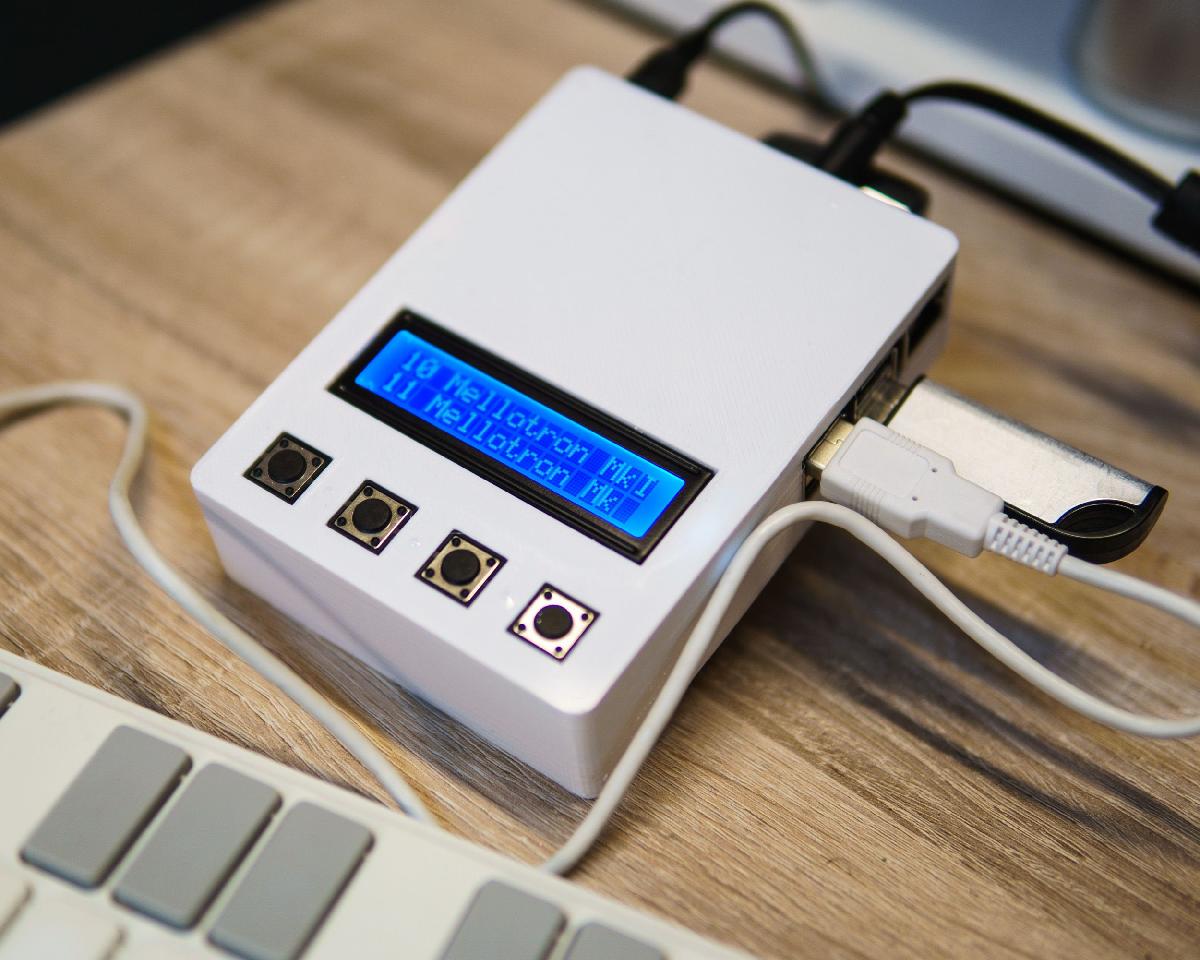 Samplerbox(ed)   Caixa para Raspberry Pi 2 B Midi Sampler