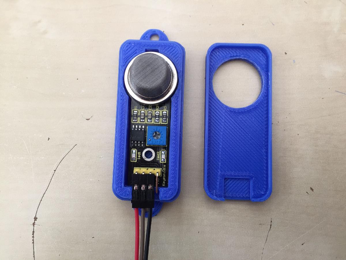 Estojo para Modulo Sensor de Fumaca Keyestudio MQ 2 KS 040