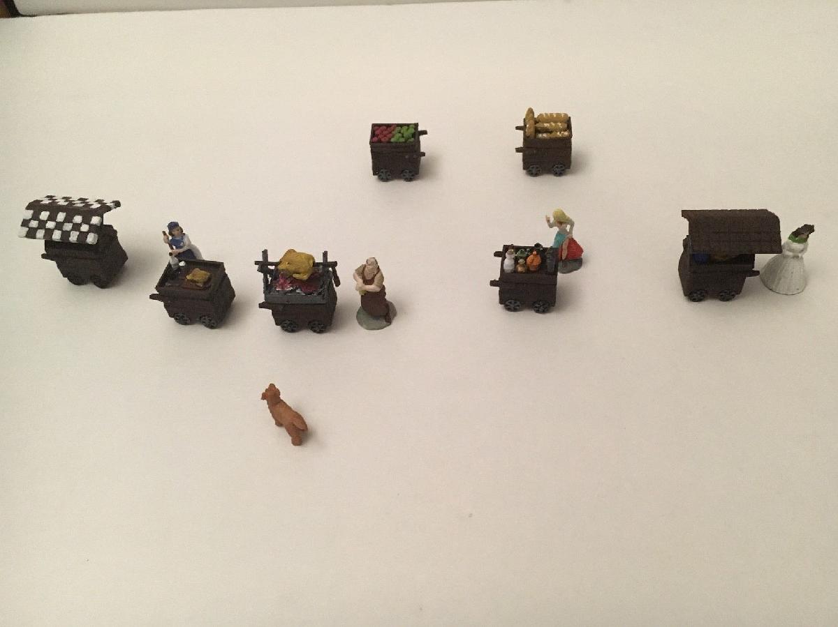 Carrinhos de Comida Medievais em Miniatura 2ª Edicao