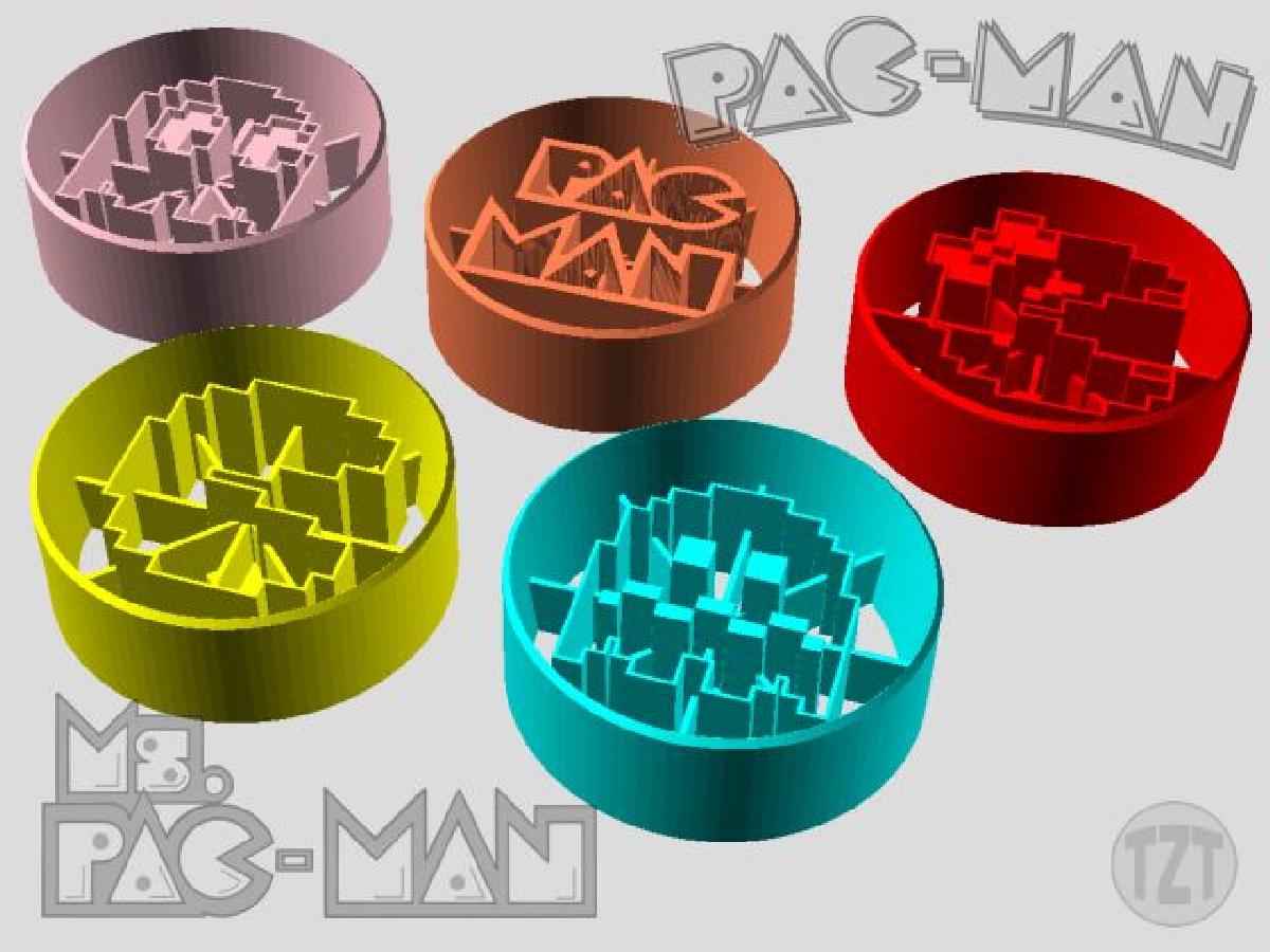 Conjunto de Cortadores de Biscoito do Pac Man