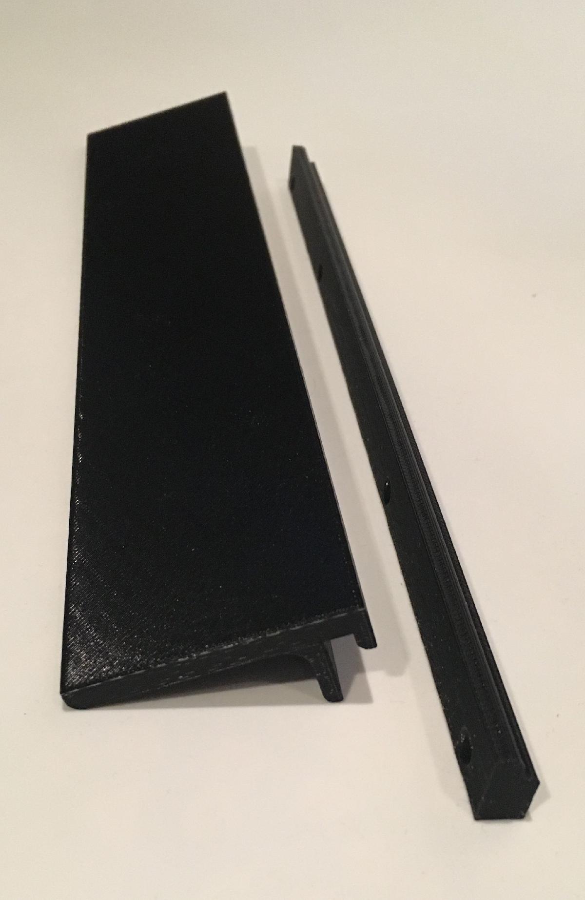 Prateleira de exibicao para objetos leves (flutuante, inspirada em cleat frances)