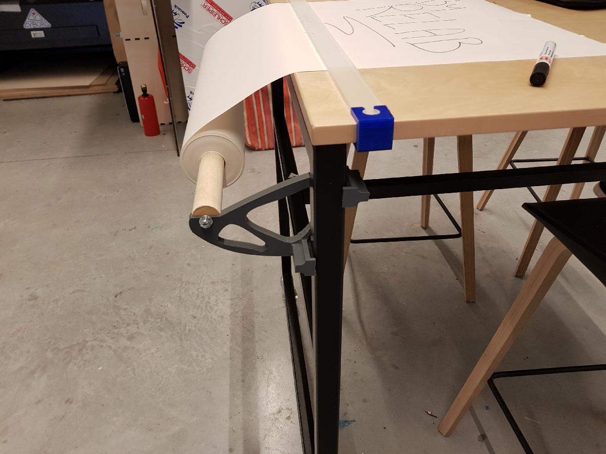 Suporte para rolo de papel / Dispenser de papel kraft