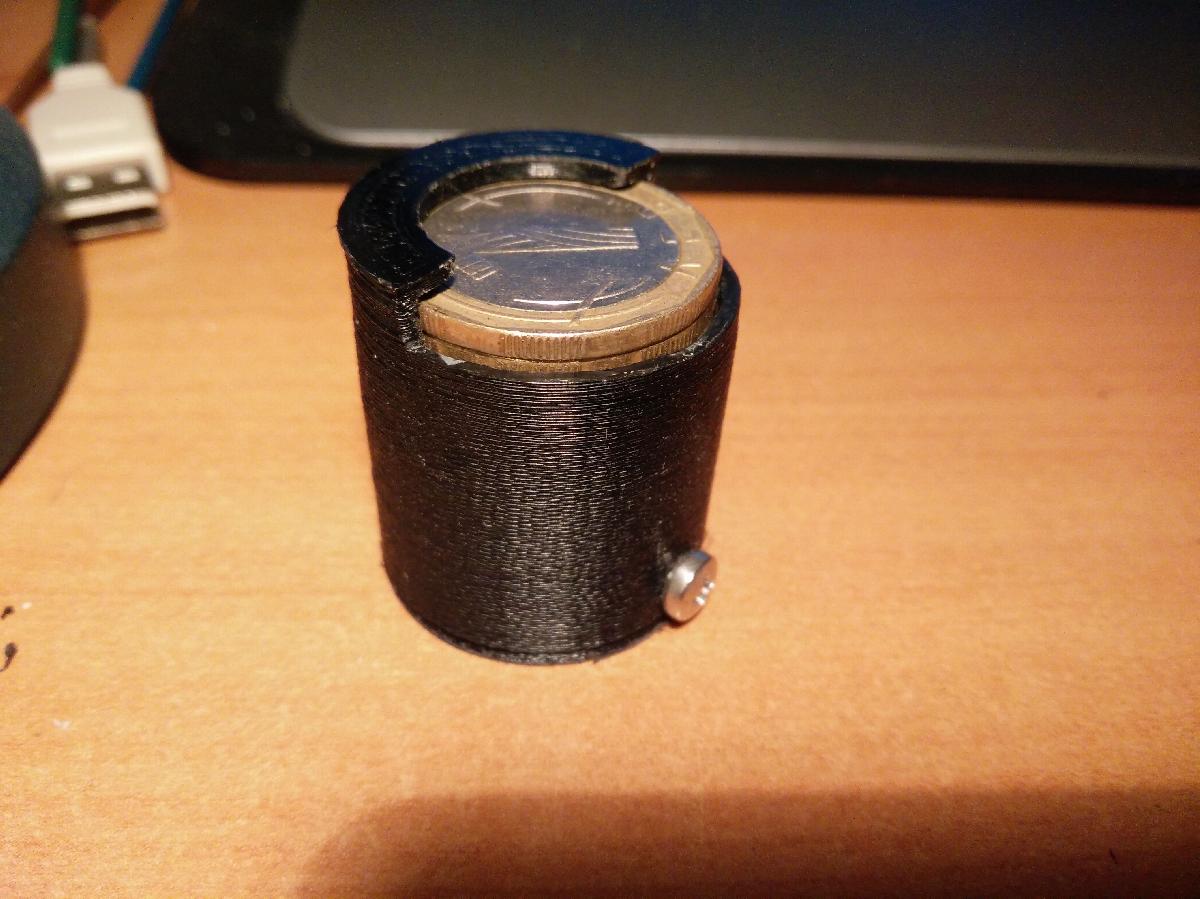 Porta moedas para 10 x 1 Euro / 1 lv