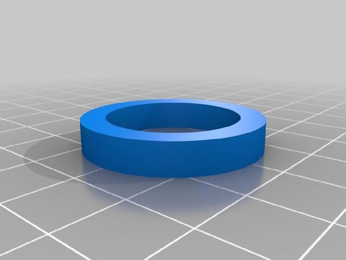 Substituicao do suporte de filamento duplo do MakerBot (se encaixa no espacamento original)