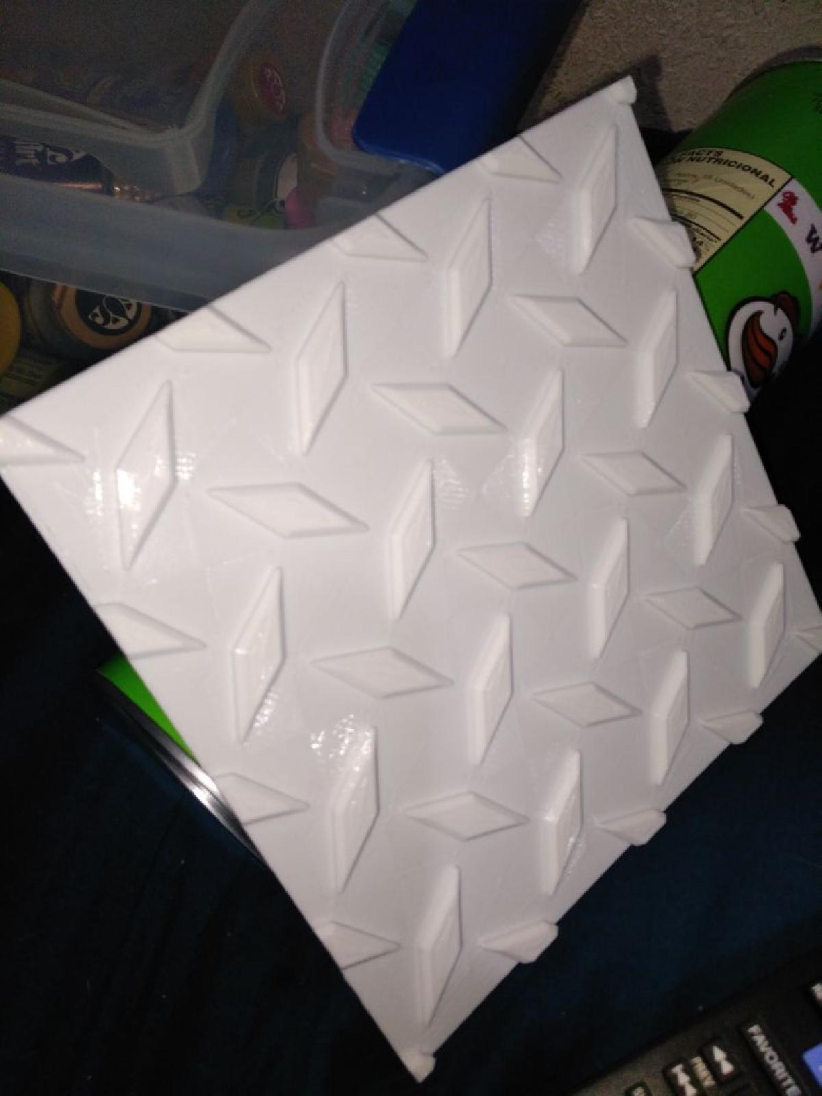 padrao de ladrilho em chapa de diamante