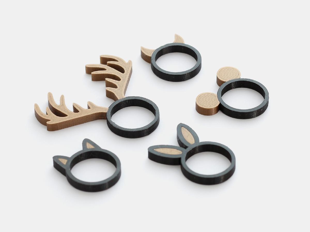 Colecao Animal Ring   Versao de extrusao dupla
