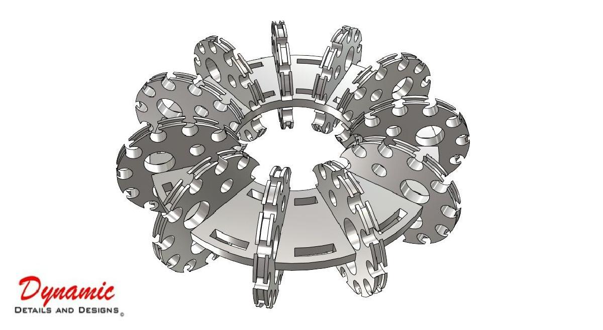Estrutura de Bobina Vortex Rodin REV C