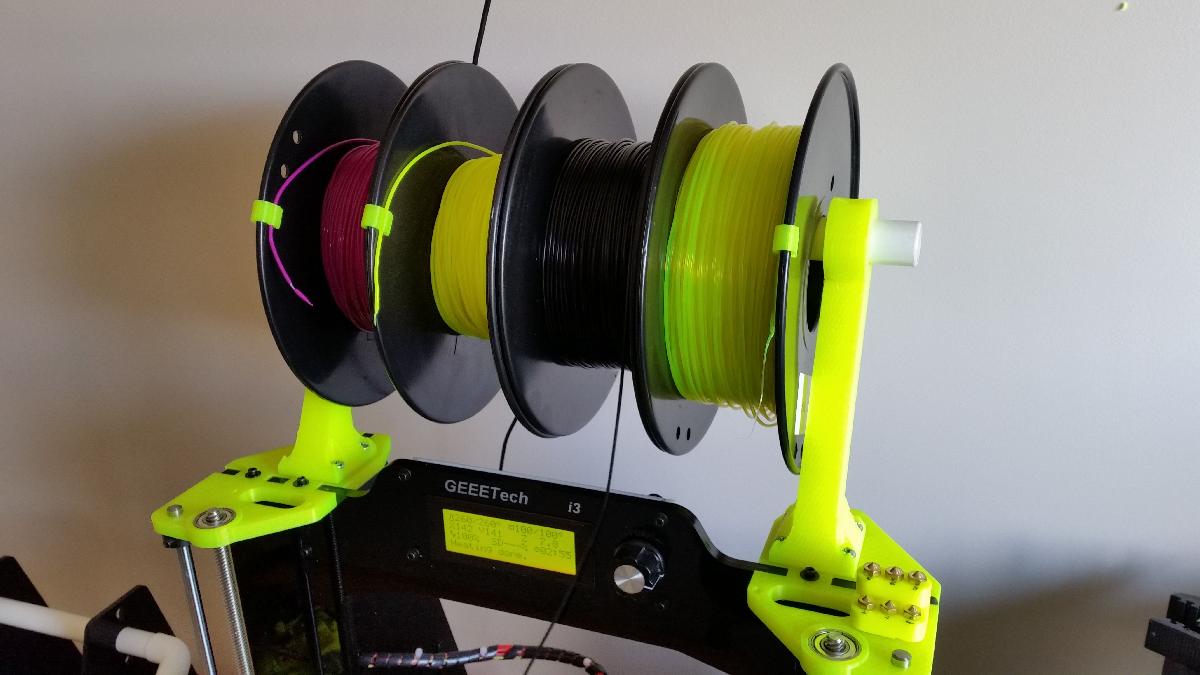 Suporte de Filamento para Geeetech Prusa I3X Acrilico