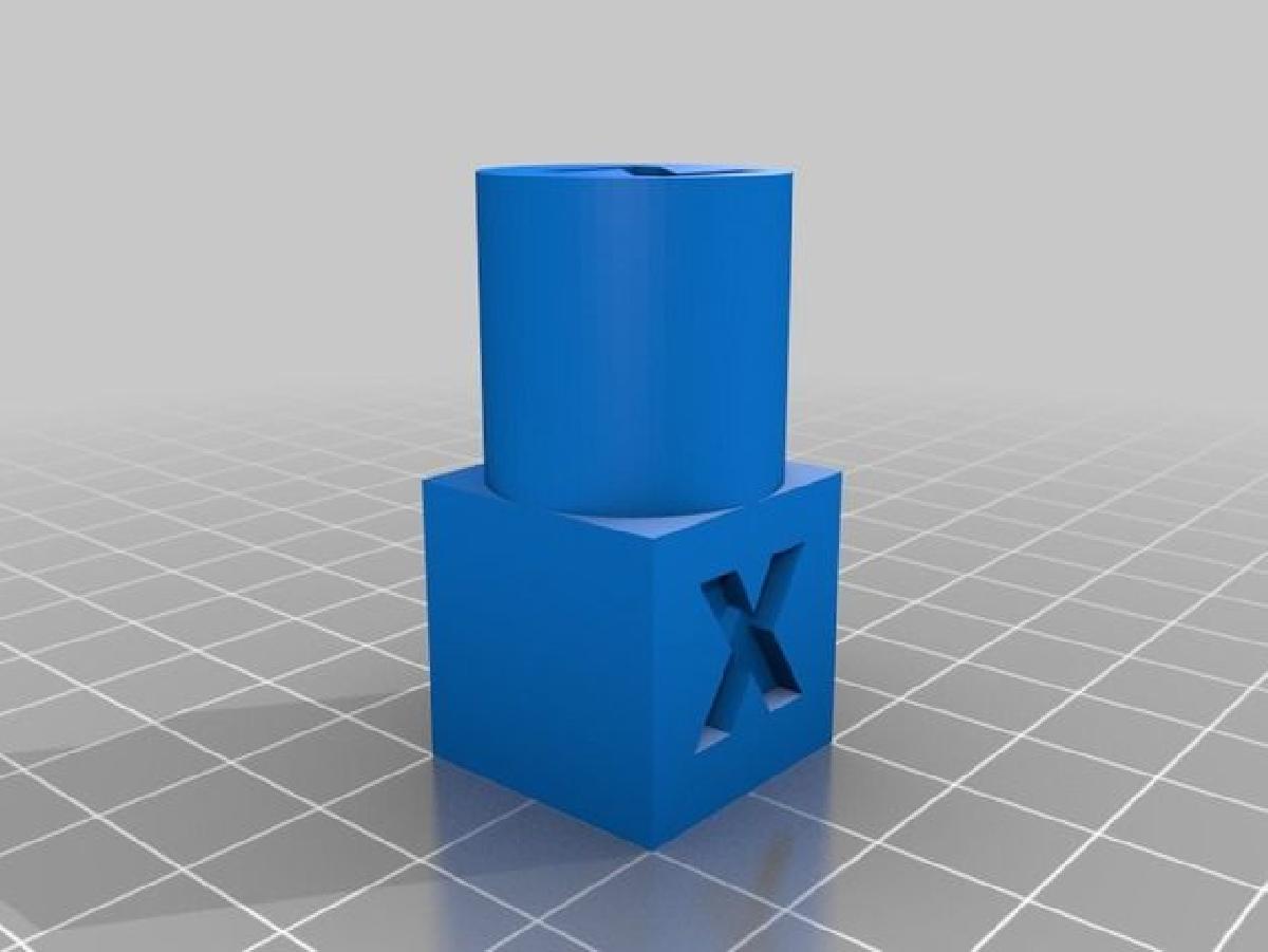 Objeto de calibracao de cilindro e cubo