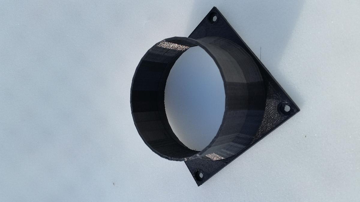 Tampa do ventilador Antminer de 4 polegadas para exaustao