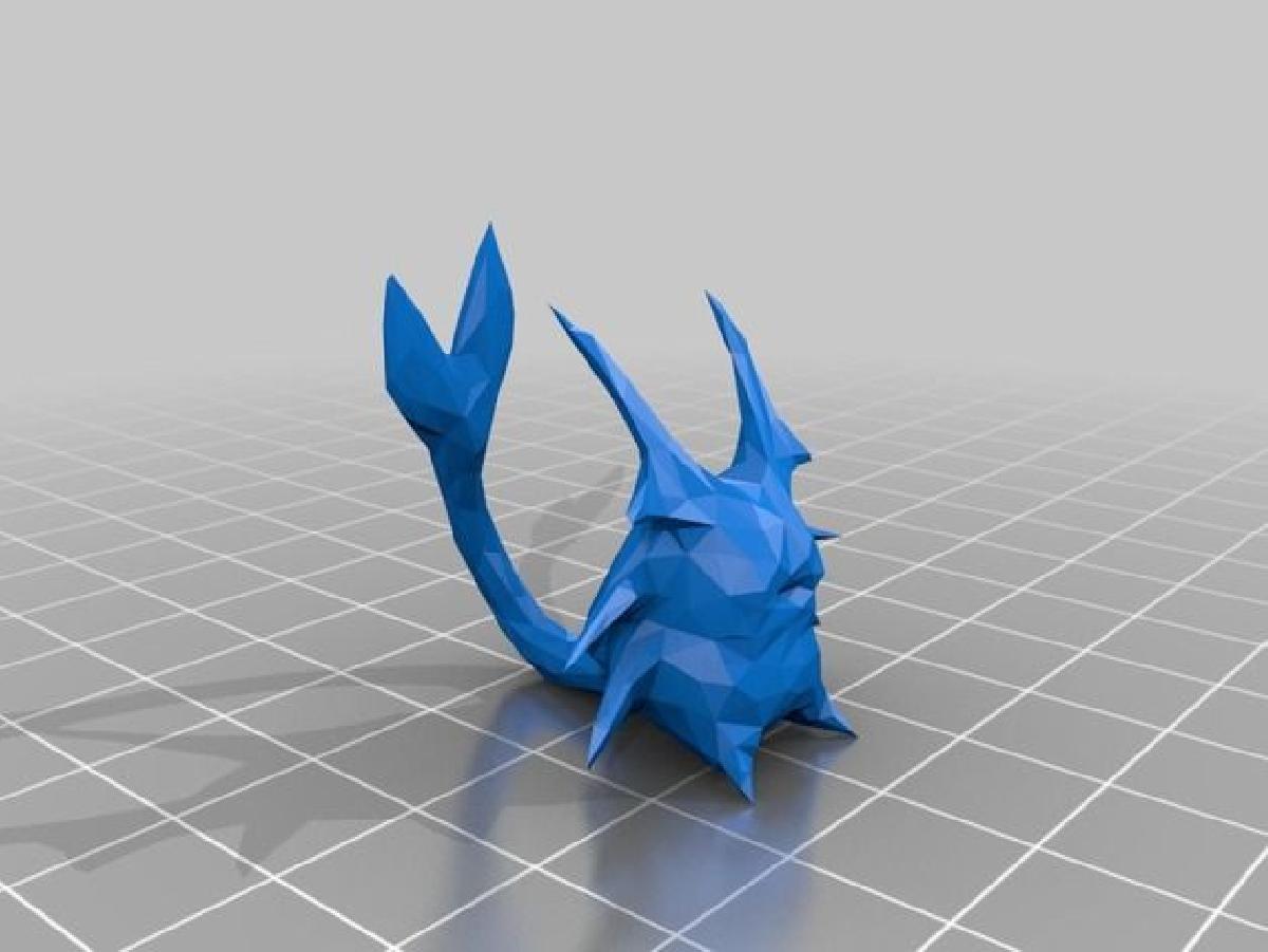 Djinn Low Poly de Golden Sun